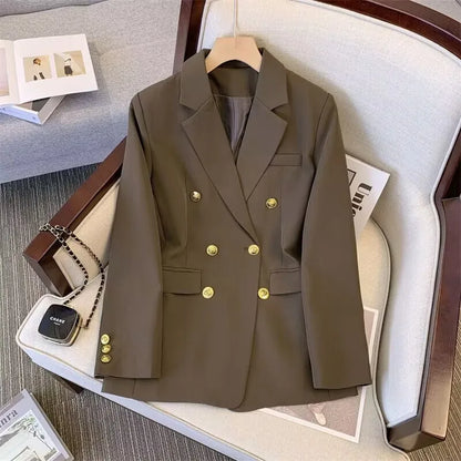 Women's Fashion Spring Autumn Jacket Chic Elegant Casual Sports Female Suit Coat Korean Jacket Women Blazers Outerwear pant