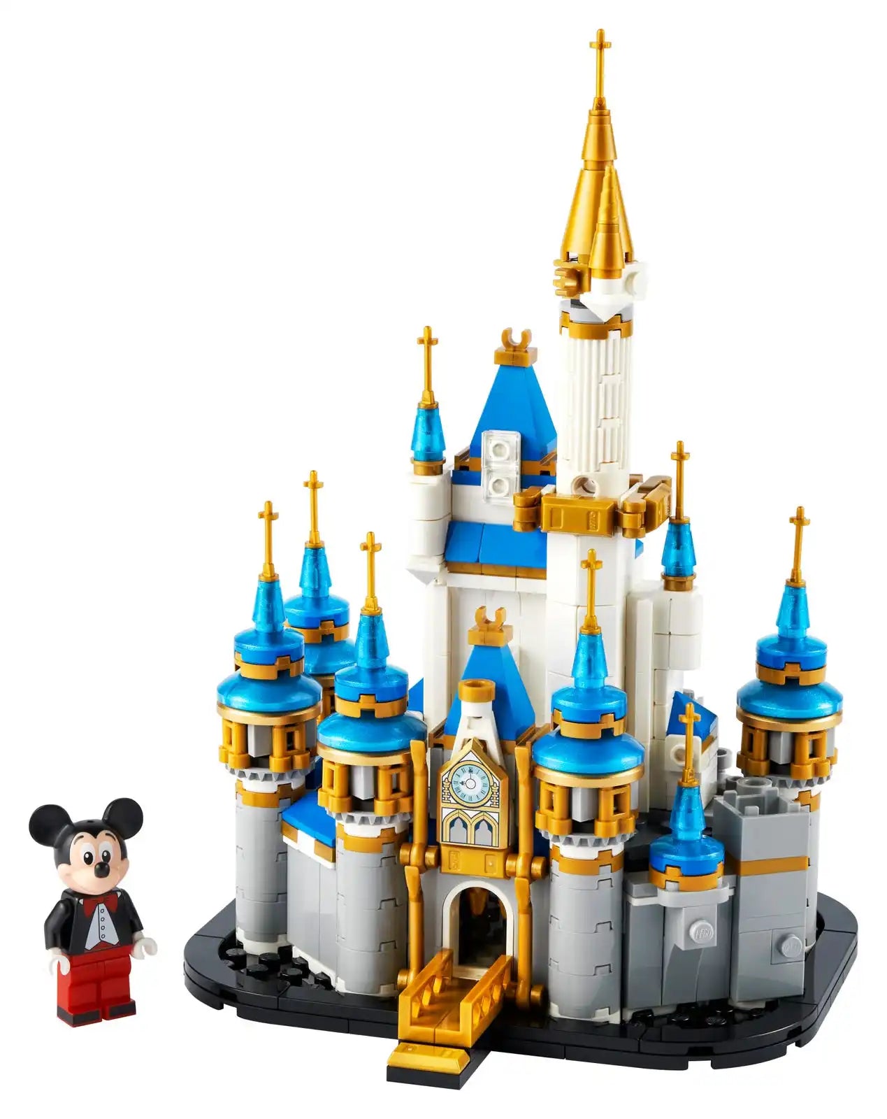 Lego block toy 40478 mini Disney castle toy desktop decoration ornament block boy and girl gift