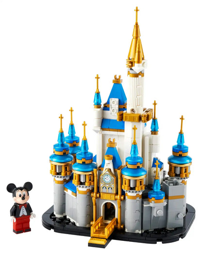 Lego block toy 40478 mini Disney castle toy desktop decoration ornament block boy and girl gift