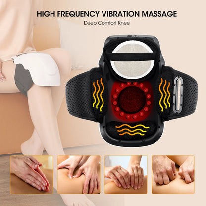 Hot Compress Electric Knee Massagers Relief for Swelling Stiff Joints Stretched Ligament and Muscles Thermostatic Relaxing Joint