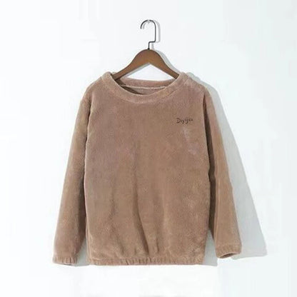 HELIAR Women Winter Velvet Sets Pullover And Elastic Waist Pants Sets Casual Warm Cashmere Sets Women 2025 Autumn and Winter