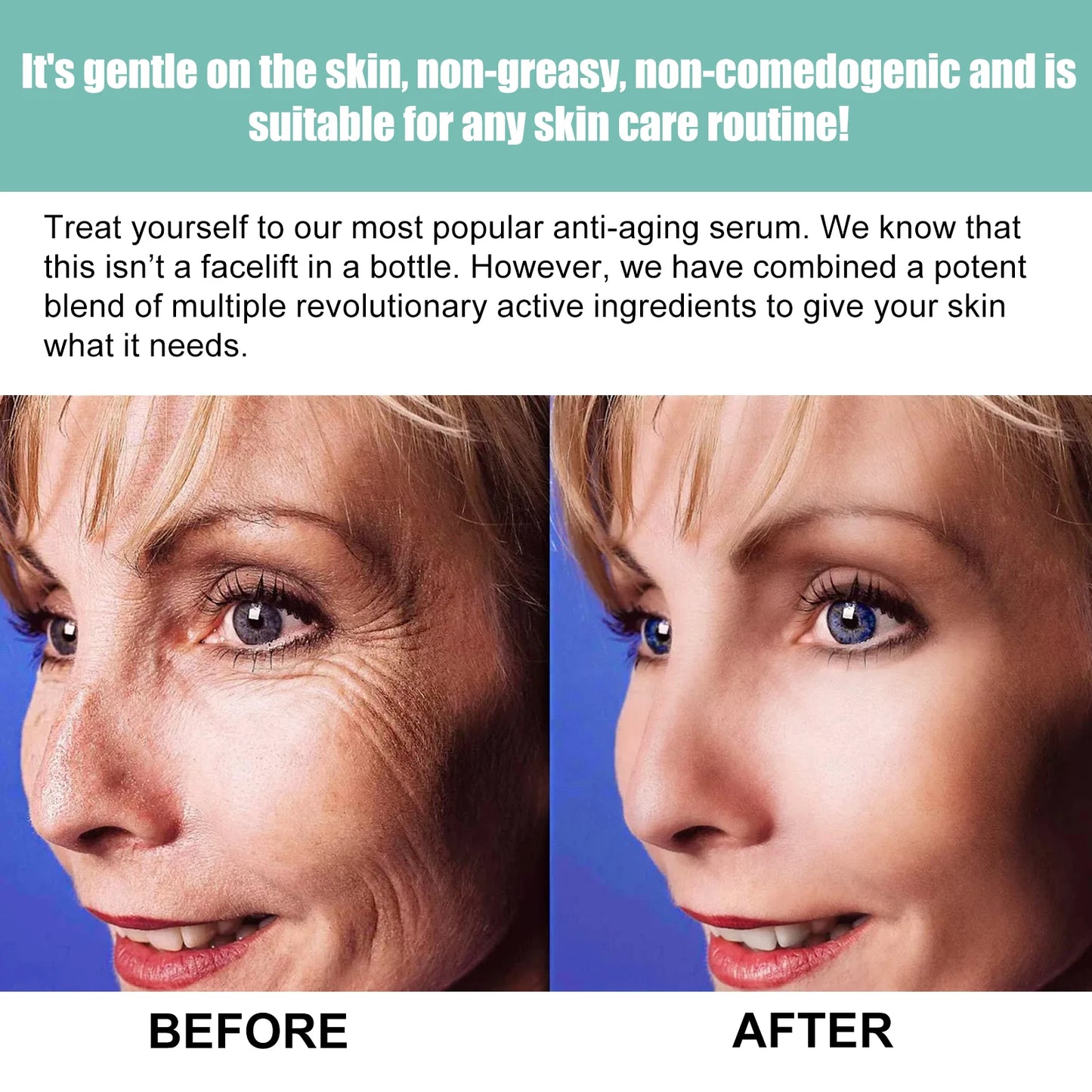 Fine Line Reducing Serum Reduce Fine Lines, Firm Skin, Brighten Face, Moisturize Face Serum Facial Skin Care Products