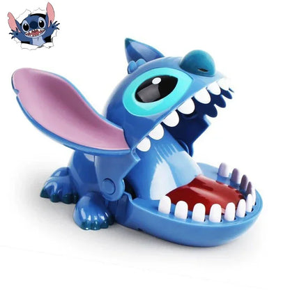 Stitch Biting Finger Prank Toy Funny Interactive Game Cute Stress Relief Desk Decor for Kids Adults Halloween Trick