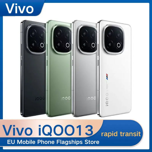 Original ViVO iQOO 13 Snapdragon 8 Elite 50MP Rear Camera OIS 6.82'' 2K Q10 OLED 144Hz 6150mAh 120W SuperVOOC Android 15 NFC OTA