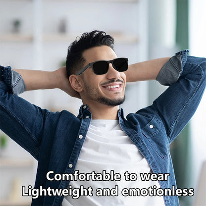 Lenovo Smart Glasses Remote Control Touch Photo Camera Recording Translator Voice Assistant Adults Wireless Bluetooth Glasses