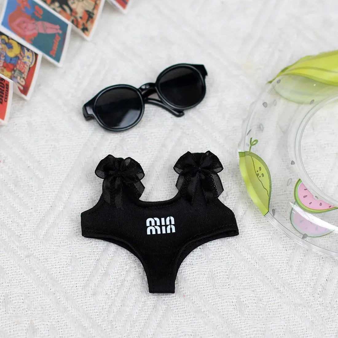 Labubu Clothes Summer Swimsuit, Sunshine Beach Swimsuit, Labubu Accessories, Trendy Fashion Clothing (No Dolls)