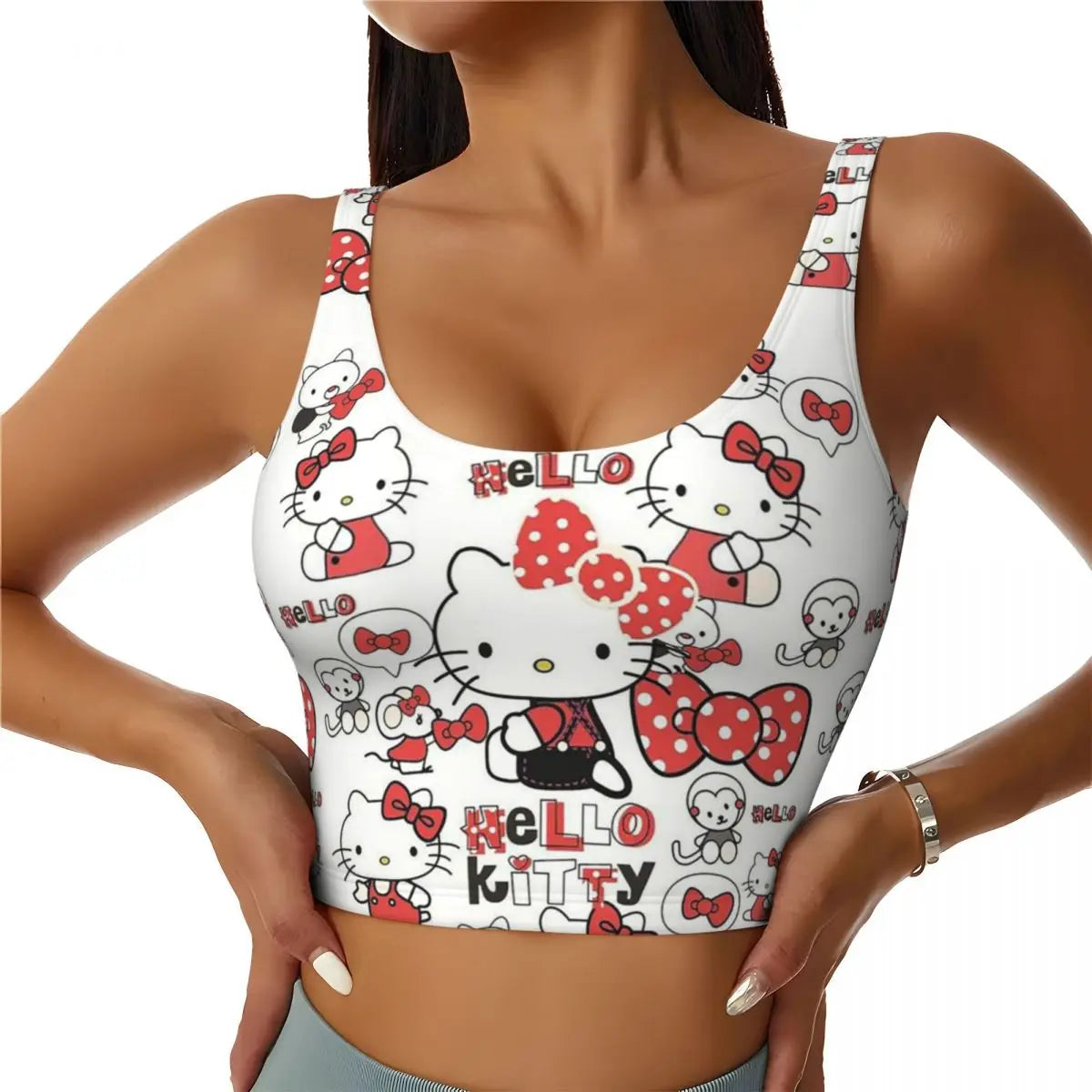 EtherealBe Hello Kitty Sports Bra for Women