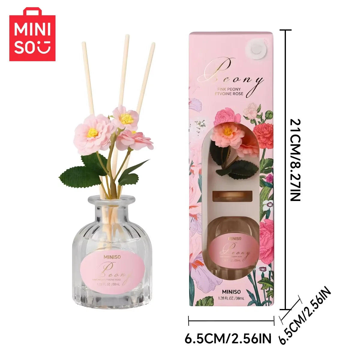 Miniso Flower Charm Dry Floral Fragrance Series Long lasting Fresh Fragrance Suitable for Bathroom Aromatherapy Festival Gift