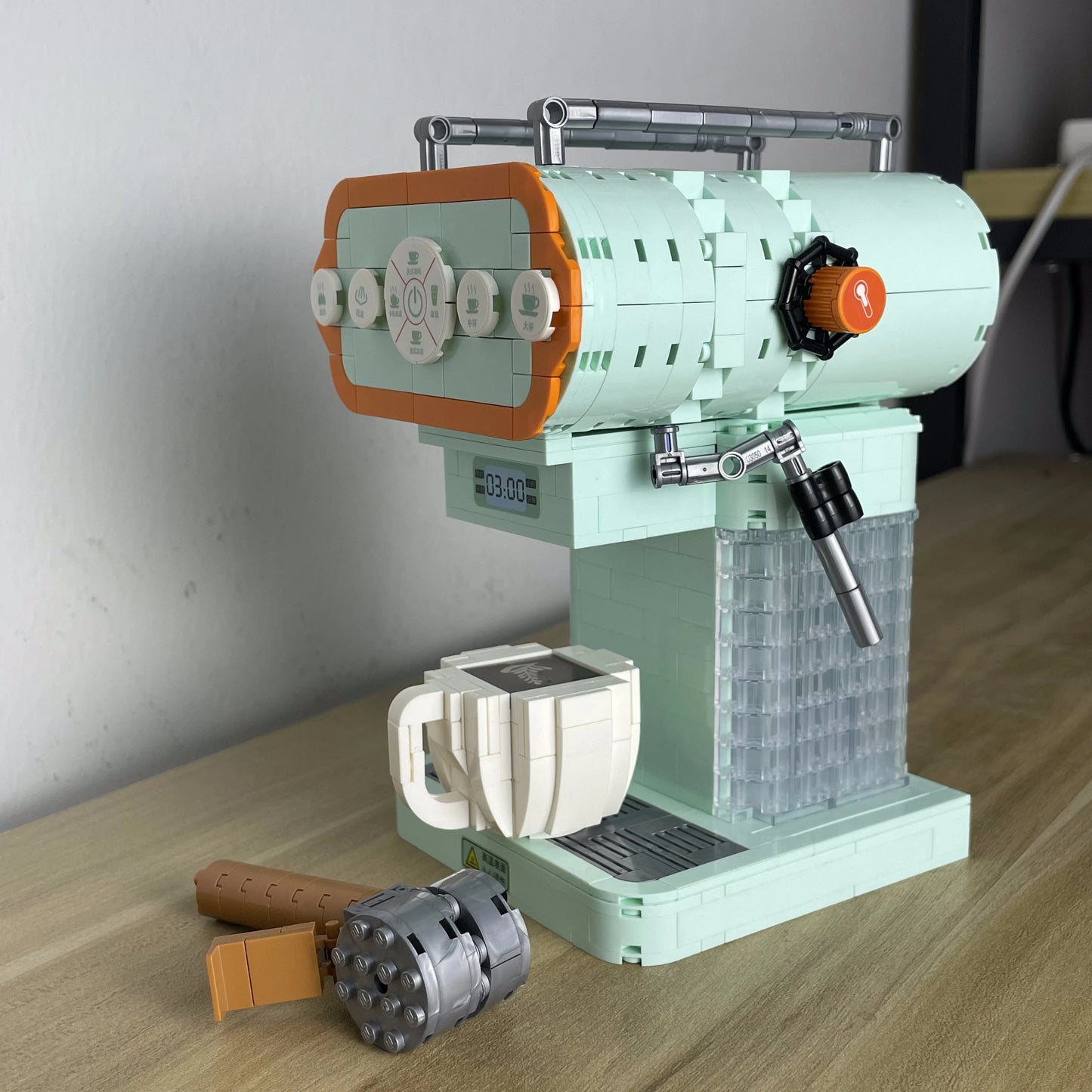Retro Bread & Coffee Machine Building Block Set - Creative  Toy, Adult Simulation Model Coffee Gift, Unique Gift for Men & Women