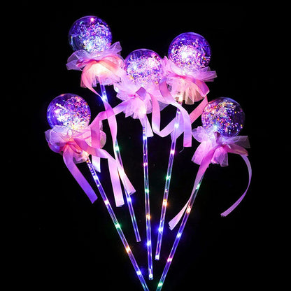 Glowing Magic Wand Flash Fairy Wand Children Kids Christmas Party Stalls Toys Halloween Small Gifts for Party Festival Bulk