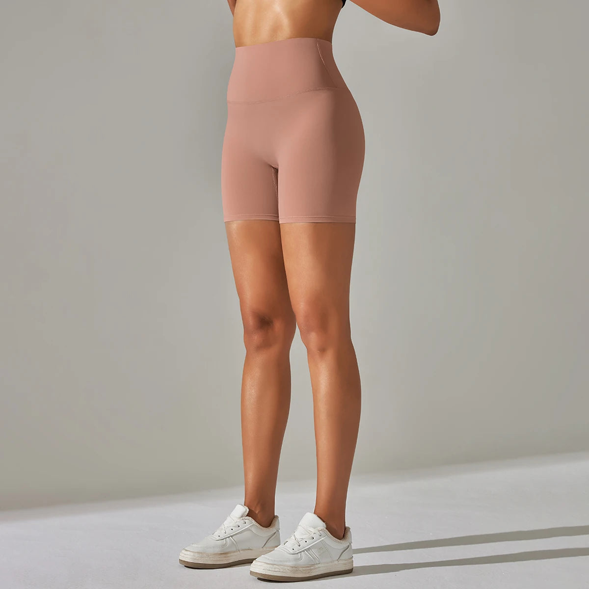 Summer Women Yoga Shorts Naked Feel Sports Shorts  Fitness Tights High Waist Gmy Running Push Up Clothes Workout Cycling Shorts