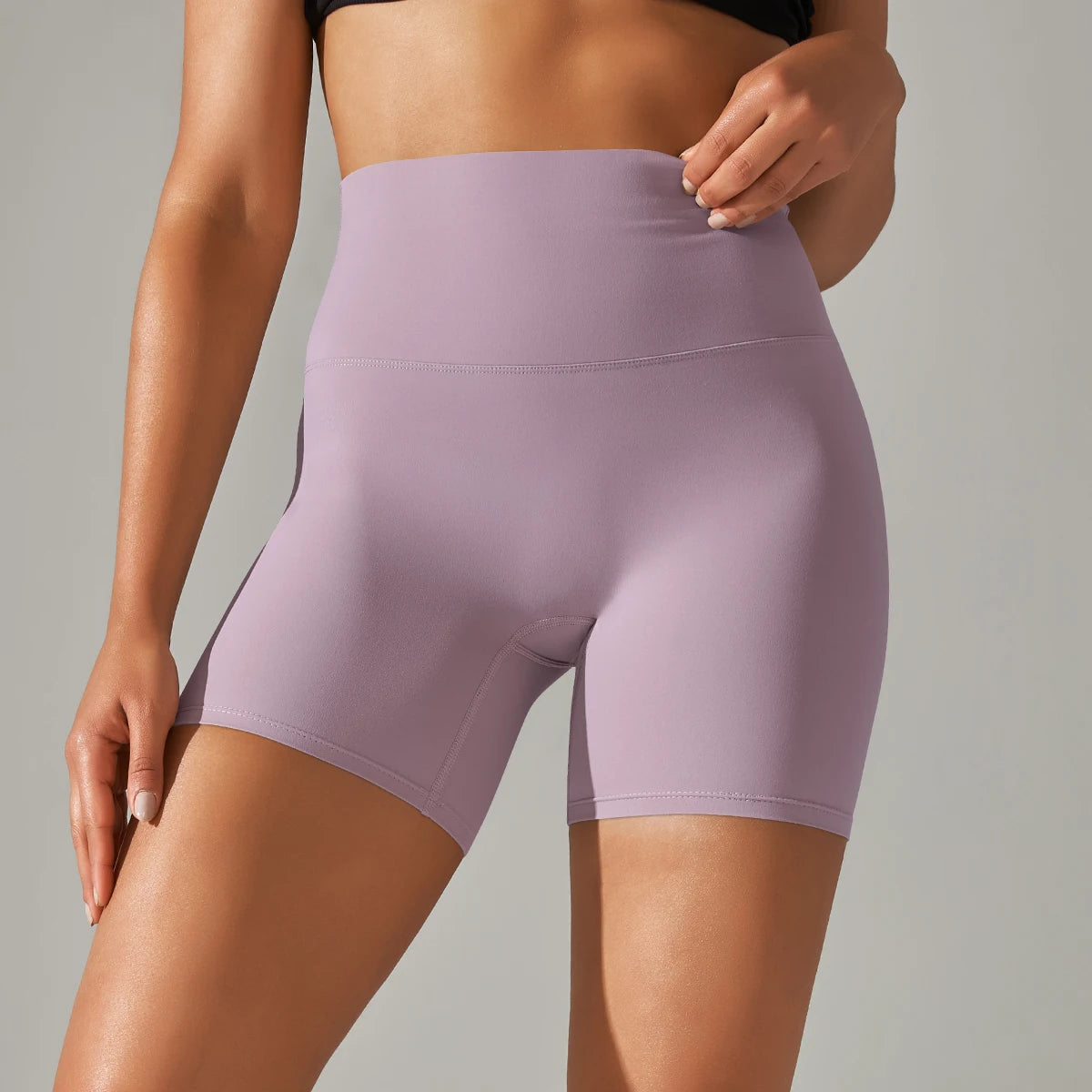 Summer Women Yoga Shorts Naked Feel Sports Shorts  Fitness Tights High Waist Gmy Running Push Up Clothes Workout Cycling Shorts