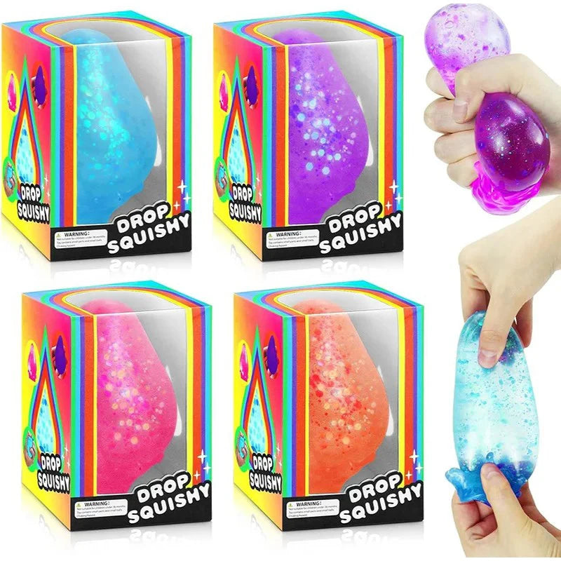 Needoh Stress Relief Sensory Squishy Dreamy Water Drop Maltose Texture Slow Rising Fidget Anti-Anxiety Sensory Gadget