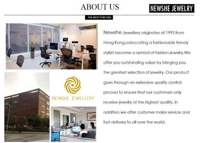 Newshe 925 Sterling Silver Black Blue White 5A Grade Cubic Zircon Wedding Ring Enhancer for Women Twist Rope Design Fine Jewelry