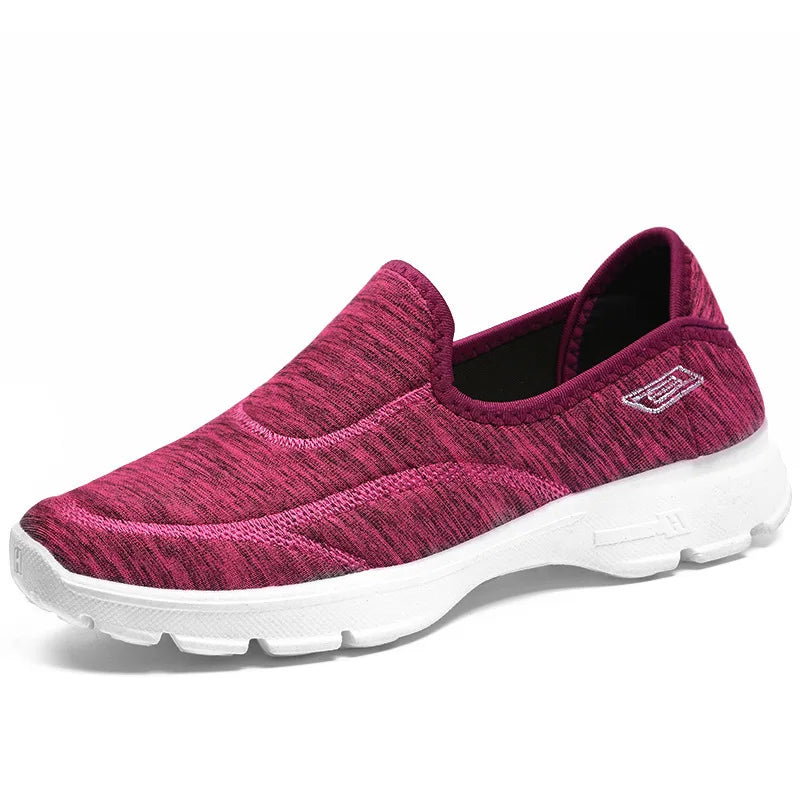 New Women's light Shoes Soft soled Breathable Sneakers Casual middle elderly shoe Couple's Anti slip comfort shoes Zapatos Mujer