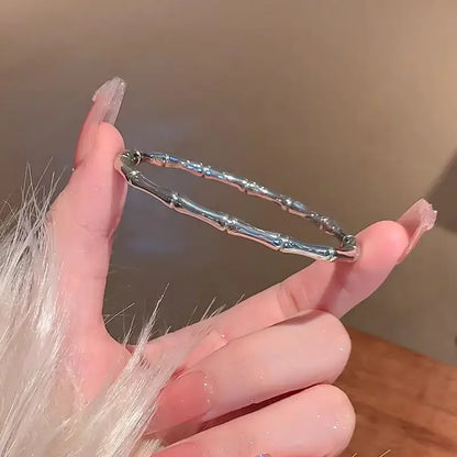 Silver Color Stainless Steel Colorfast Bracelets Skyful Star Bracelet Set for Women Fashion Light Luxury Jewelry Gifts Wholesale