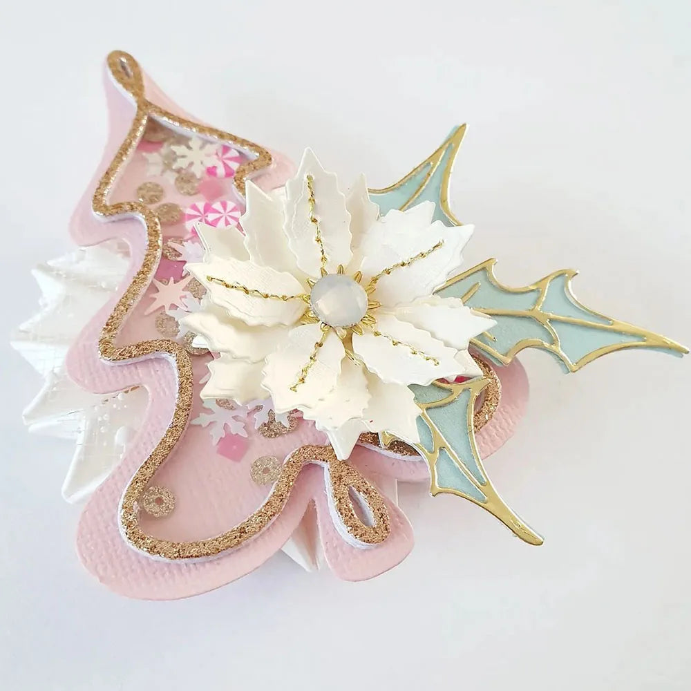 KSCRAFT Christmas Tree Cookie Shaker Metal Cutting Dies Stencils for DIY Scrapbooking Decorative Embossing DIY Paper Cards