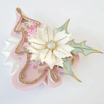 KSCRAFT Christmas Tree Cookie Shaker Metal Cutting Dies Stencils for DIY Scrapbooking Decorative Embossing DIY Paper Cards