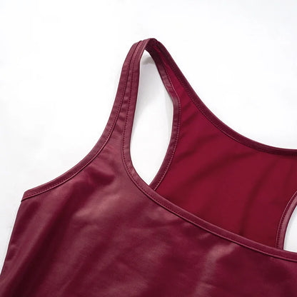 Solid Tank Top Women Edgy Clothes Y2k Accessories Sleeveless Ropa De Mujer Square Collar Camison Verano Korean Fashion Clothing