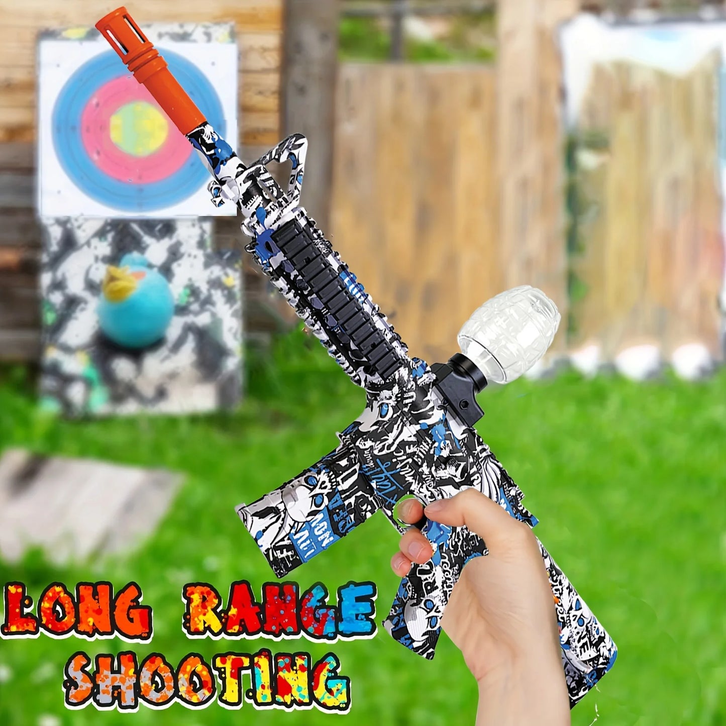 Blaster Electric, M4A1 Blaster, Splatter Ball Gun Full Auto For Summer Outdoor Shooting Game Gift(without bullet)
