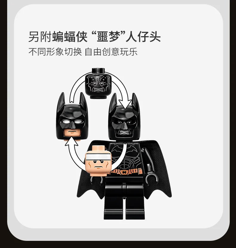 LEGO Building Blocks 76239 Batman Batmobile Boy and Girl Assemble Building Blocks Children's Toy Gift