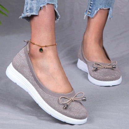 Spring new women's sports shoes, fashionable, breathable, lightweight, non-slip, wear-resistant, casual sports shoes, flat shoes
