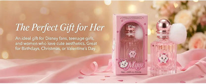MINISO & DISNEY MARIE Women Perfume Original Floral Fruity Fragrance For Woman Spray 50ML Girl Birthday Present Children Gift