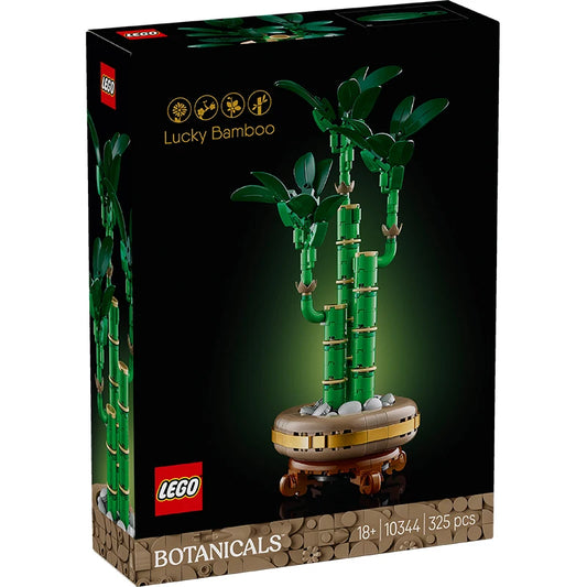 Lego 10344 Rich Bamboo Assembled Ornaments for Boys and Girls Adults New Chinese Style Creative Potted Building Blocks Toy Gift