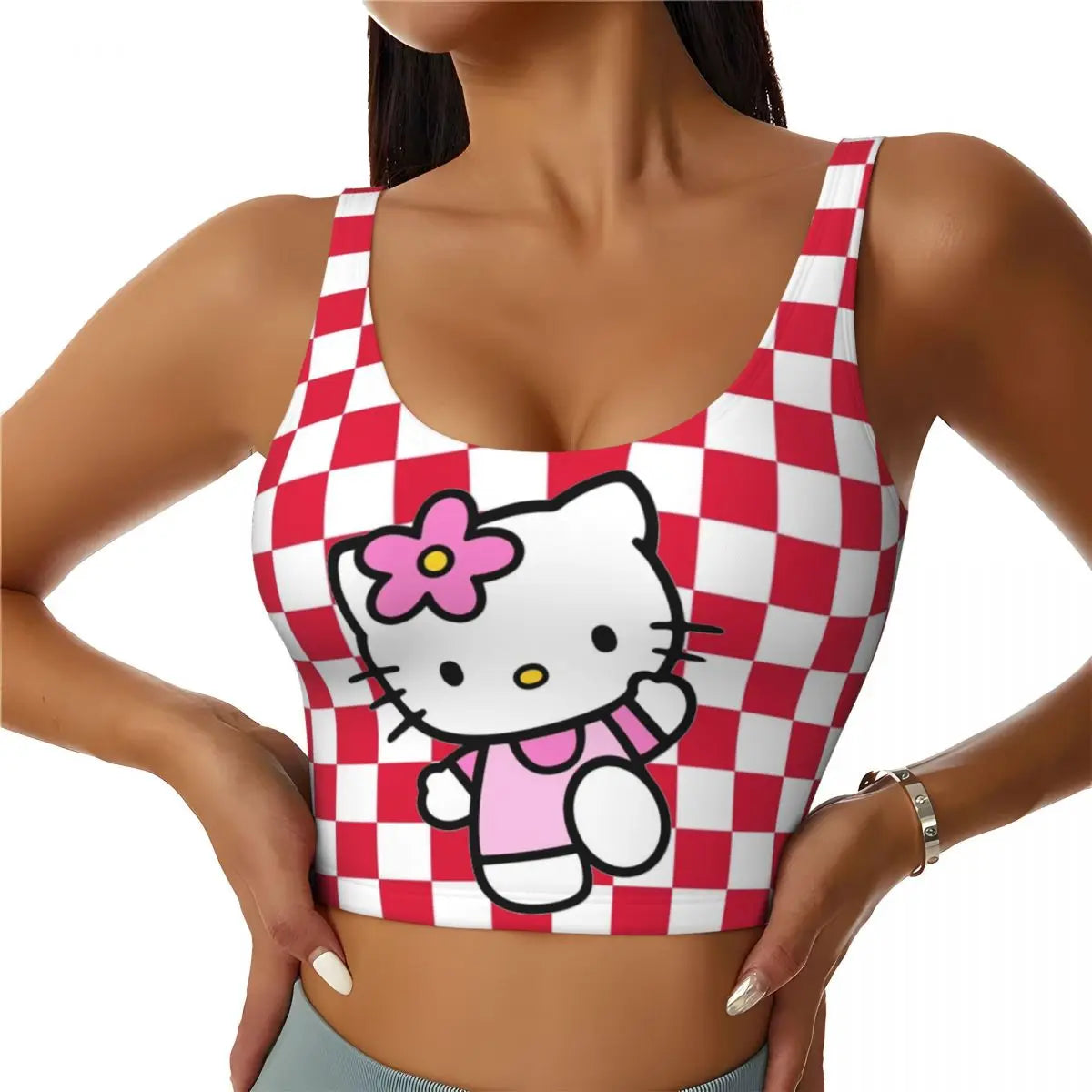 EtherealBe Hello Kitty Sports Bra for Women