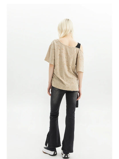 Women's Black Gothic Bow Flare Jeans Harajuku Aesthetic Y2k Denim Trousers High Waist Cowboy Pants Vintage 2000s Trashy Clothes