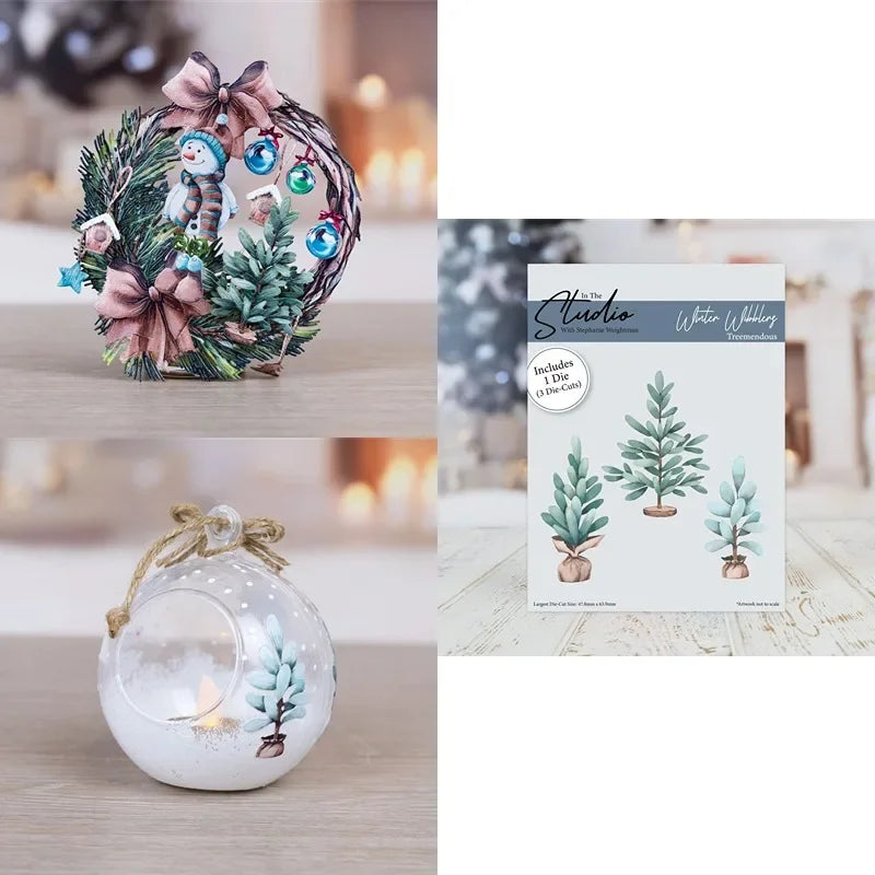 Christmas Characters  craft metal cutting dies mold  strips sheet scrapbook paper craft knife mold blade punch stencils dies