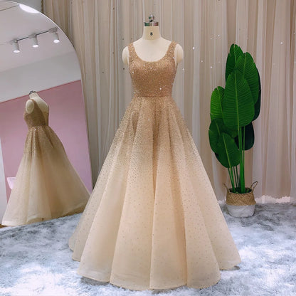 Sharon Said Sparkly Crystal Burgundy Ball Gown Evening Dresses Luxury Dubai Gold Dress for Women Wedding Prom SS208 Customized