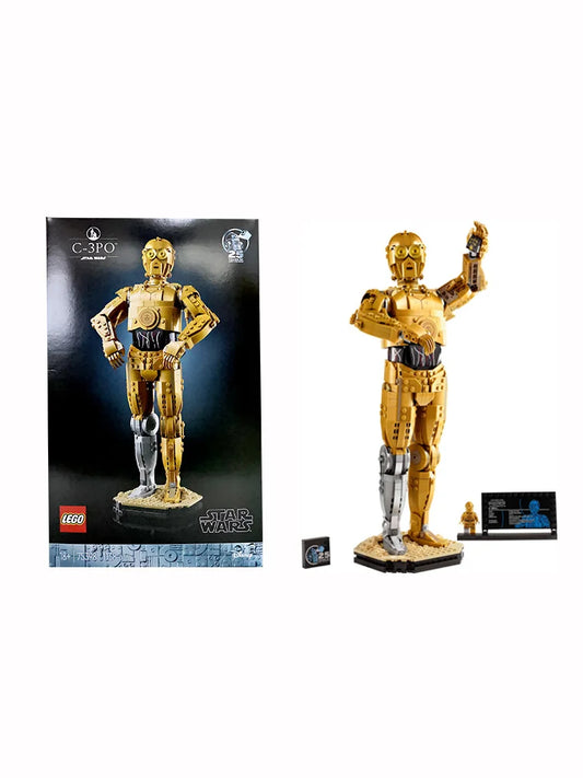 LEGO 75398 Star Wars C-3PO Buildable Droid Figure,Collectible Set,Display Model,Nostalgic Toy Idea for Adults,Fans or Collectors