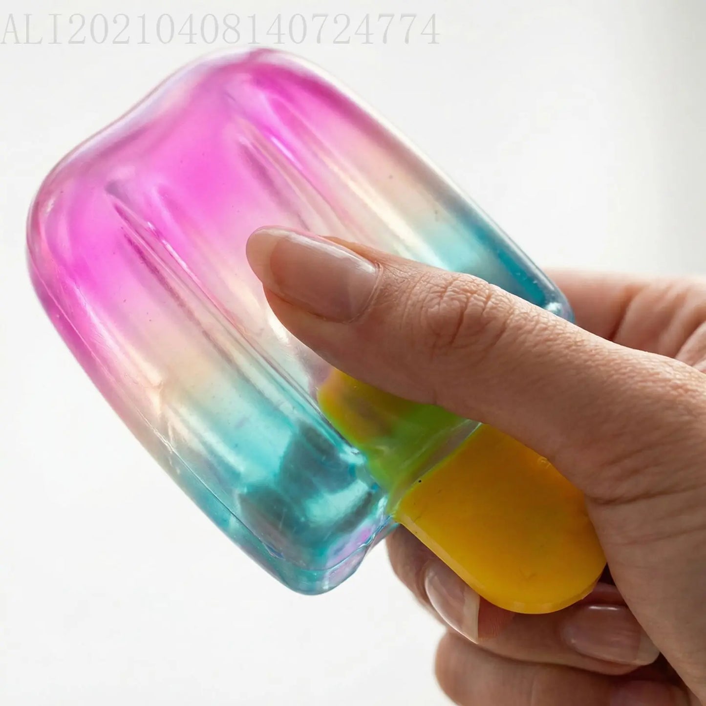 Schylling Needoh Nice Cube Sensory  Nice-Sicle Stress Relief Squishy Cube Anti-Anxiety Squeeze Object For Focus ADHD Population