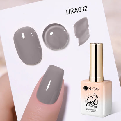 UR SUGAR 15ml Champagne Gold Sliver Reflective Glitter Gel Nail Polish Varnish Semi Permanent Soak Off UV Gel For Manicure Art