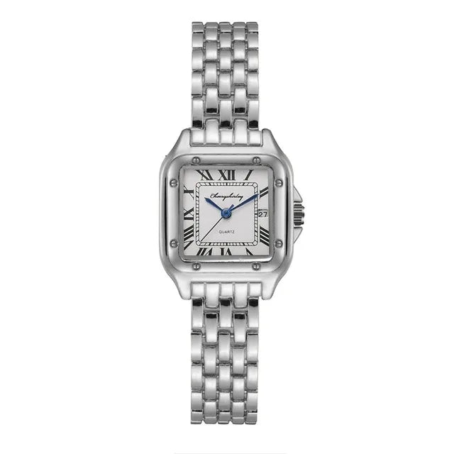 MAYZHISU Luxury Women's Watches Classic Brand Square Ladies Quartz Wristwatches Alloy Strap Business Female Clock Bracelet watch