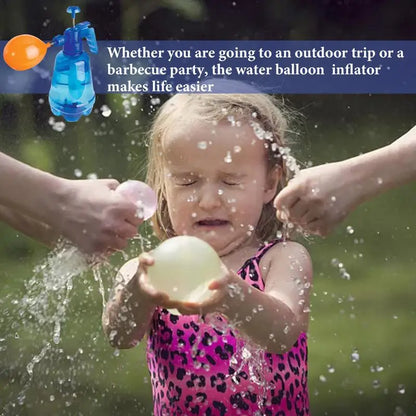 New Air Balloon Pumping Station Hand Balloon Filler Inflator With 500 Water Balloons For Kids Outdoor Water Fun Summer Toys