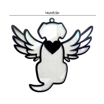 Dog Suncatcher Ornament Pet Sun Catcher For Windows Dog Memorial Suncatcher Acrylic Dog Window Ornament For Pet Lover For