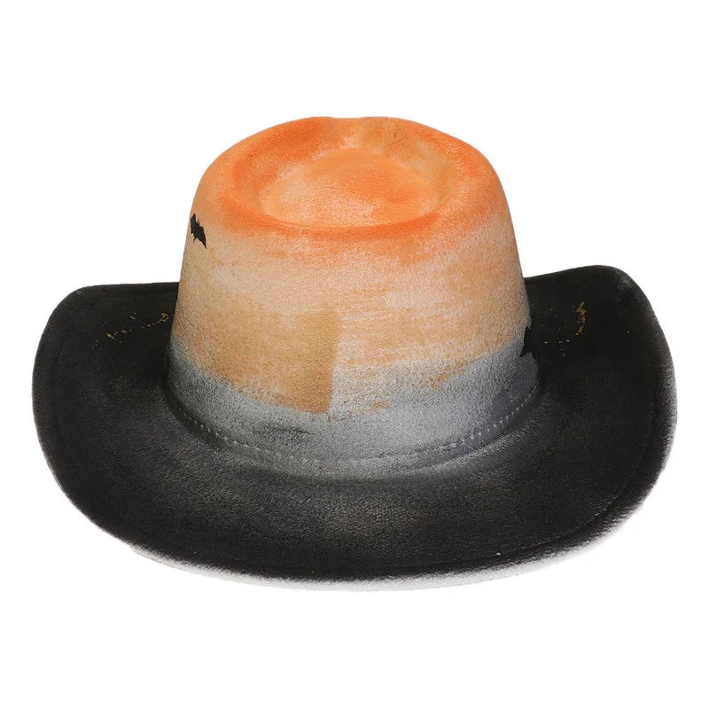 EtherealBe Halloween Cowboy Hat for Adults - Spooky Style