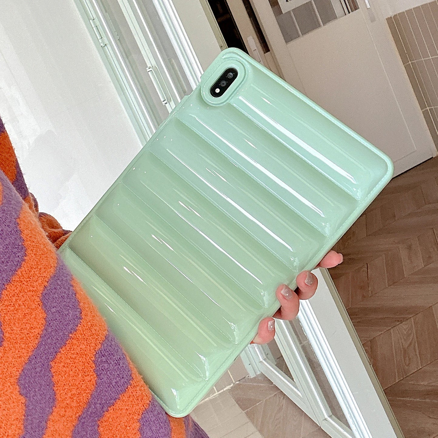 Candy Color Tablet Case For Samsung Tab S9 FE A9 Plus S8 S7 A8 A7 S6 Lite Case Funda Sleeve Shockproof Soft Silicone Cover