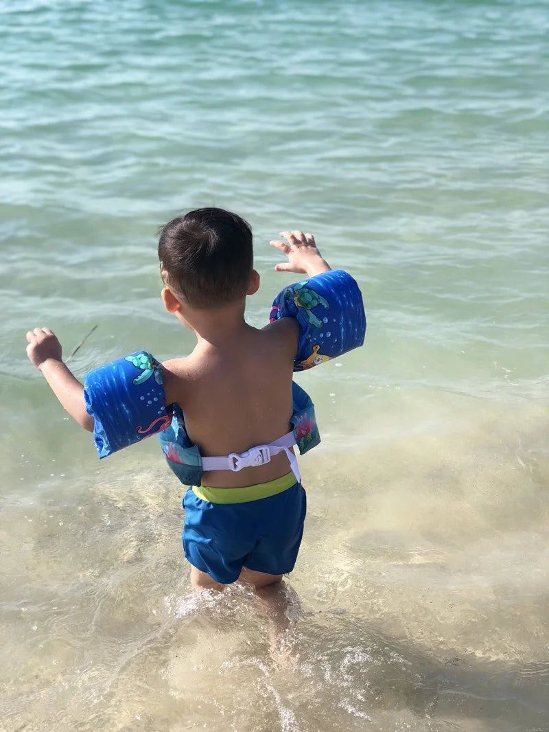 Kids Pool Floats Baby Swimming Vest Foam Armbands Buoy for Infants Better than Inflatable Rings for Learning to Swim