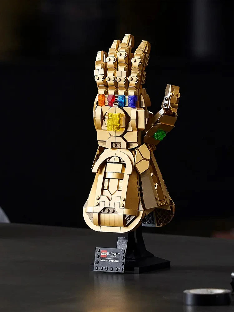 LEGO 76191 Marvel Infinity Gauntlet Collectible Building Kit; Thanos Right Hand Gauntlet Model with Infinity Stones (590 Pieces)