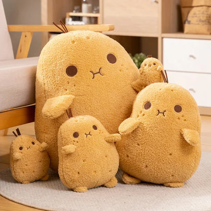 Squishy Potato Plush Toy Happy Fruit Plush Pillow Soft Stuffed Food Spud Doll Super Cute Peluche Kids Birthday Christmas Gift