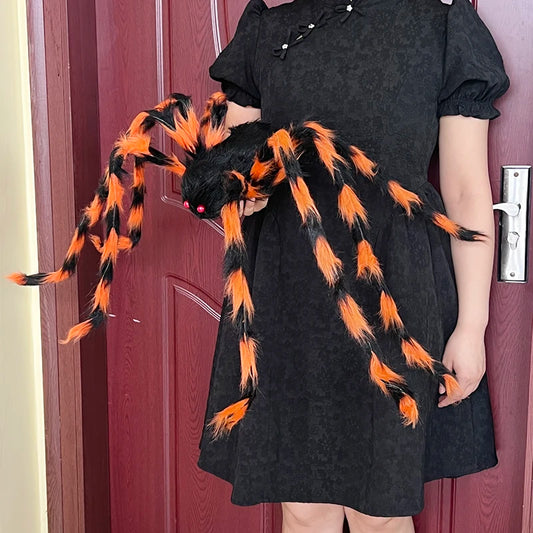Halloween Horror Fake Spider Festival Party Outdoor Giant Plush Spider Haunted House Bar Halloween Home Decoration