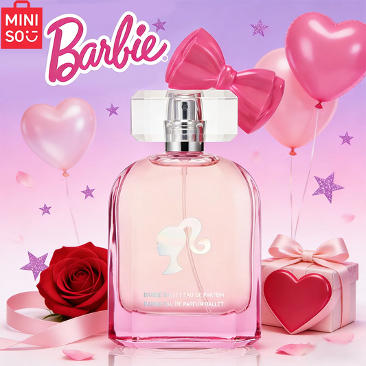 MINISO & BARBIE Women Perfume Original Floral Fruity Designer Fragrance For Woman Spray 50/75ML Girl Present Children Gift