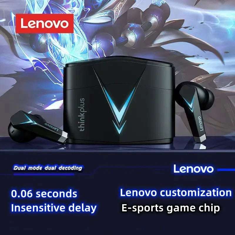 Choice Lenovo LP6 TWS Wireless Bluetooth Earphone  Low latency Dual Mode Music&Gaming Headphone Long Battery Life Earbuds