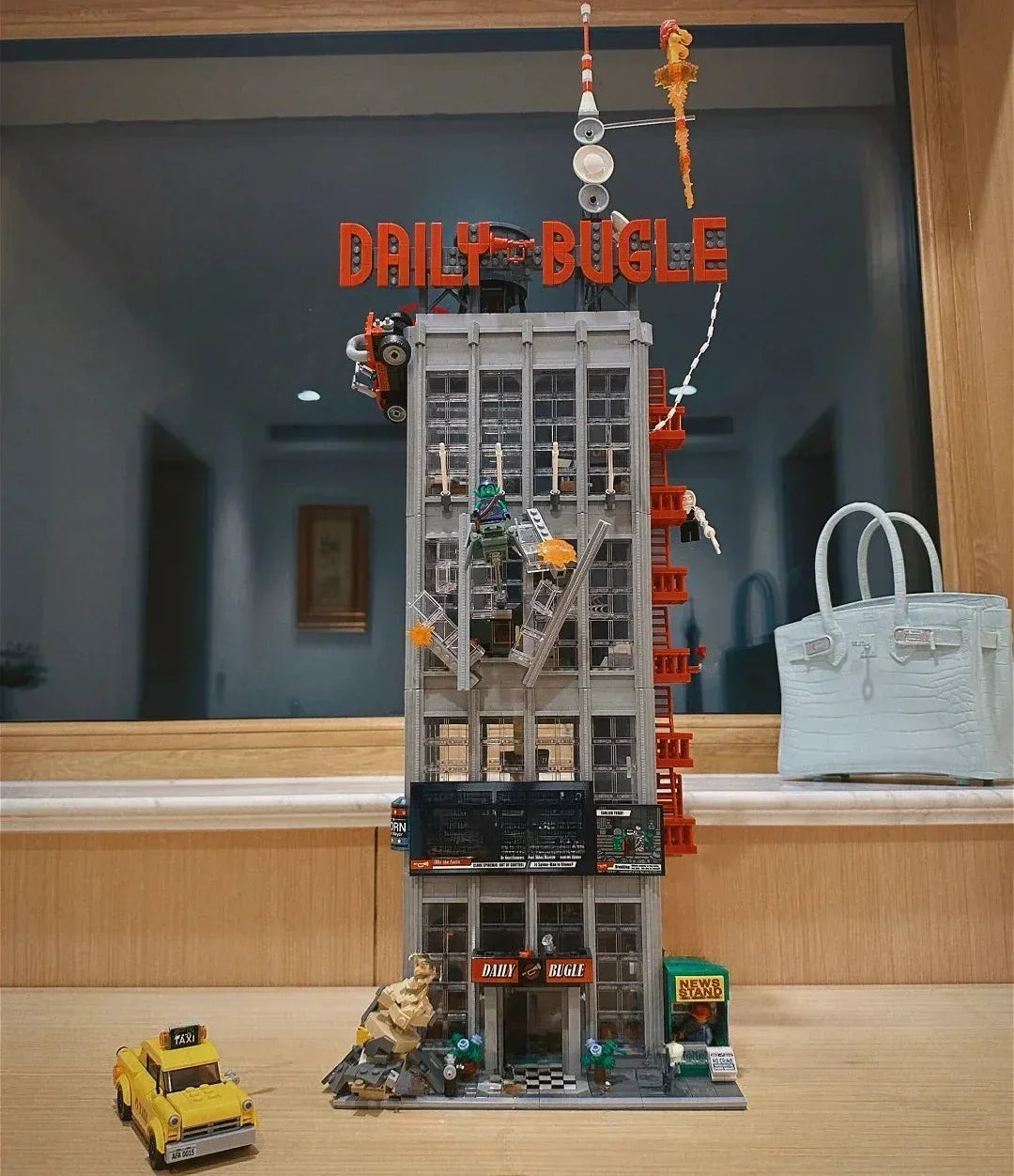 Newspaper Office Building Building Blocks Anniversary Set Compatible With Legoed Particles Suitable For Christmas Gifts 76178