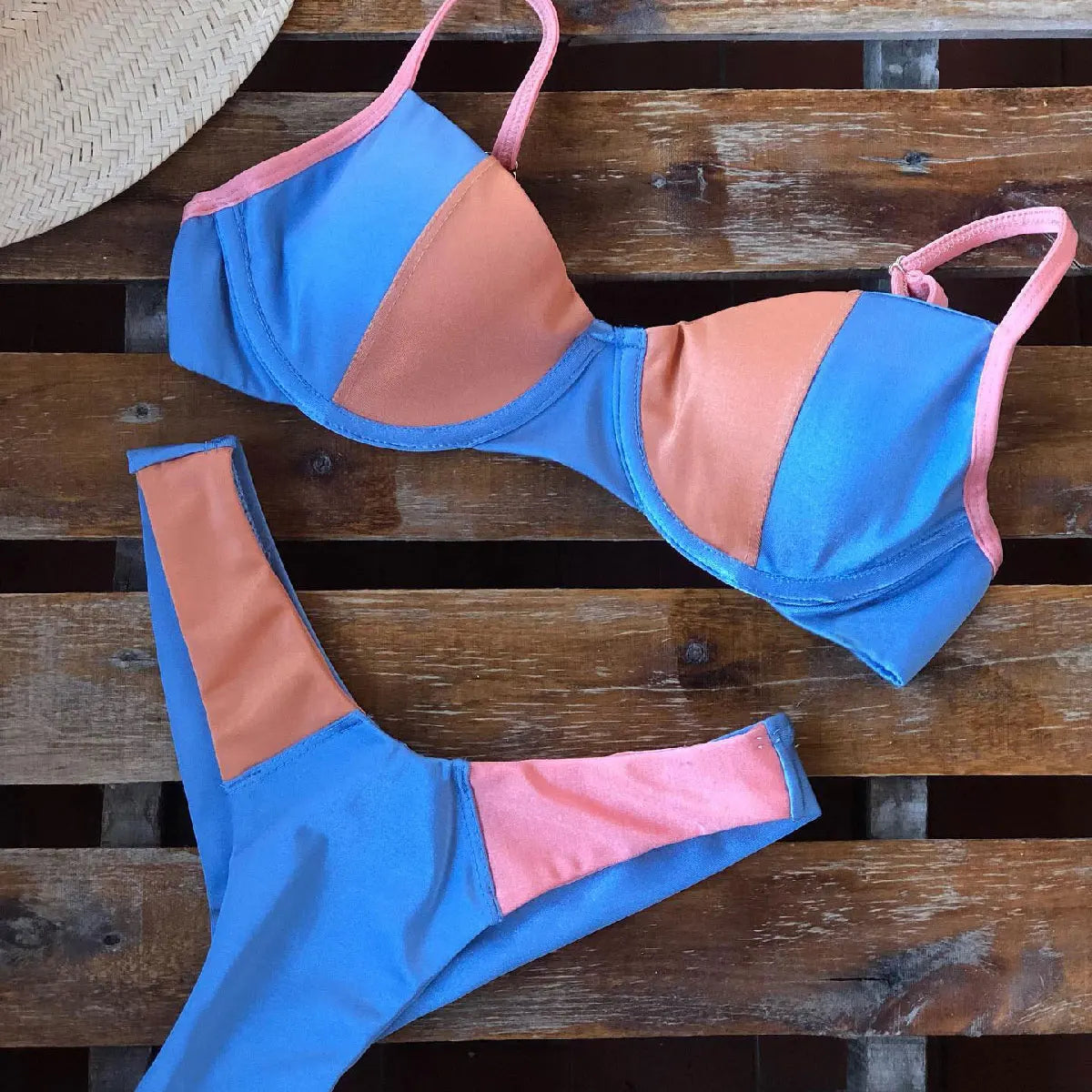 Sexy High Waist Bikini Swimsuit Brazilan Bikini Set Swimwear for Women High Leg Push Up Two Piece Bathing Suits Summer Female