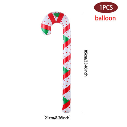 Christmas Decoration Red Christmas Candy Canes Christmas Tree Hanging Pendants Xmas New Year Home Decorations Kids Toys Navidad