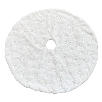 Christmas Tree Skirt Mat Under The Tree Christmas Decorations For Home Snowflake 78/90/122cm New Christmas Tree Foot Carpet